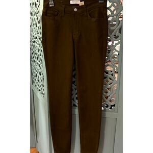 New JUDY BLUE Los Angeles Dark Brown Stretch Jeans-Straight Skinny Leg-Size 5